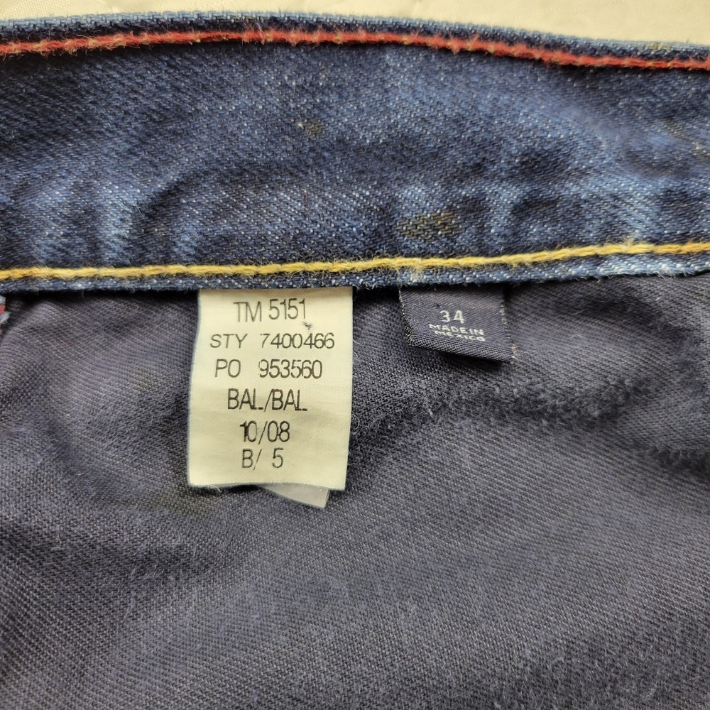 Tommy Hilfiger dark blue carpenter jean shorts size 34 - Picture 5 of 8